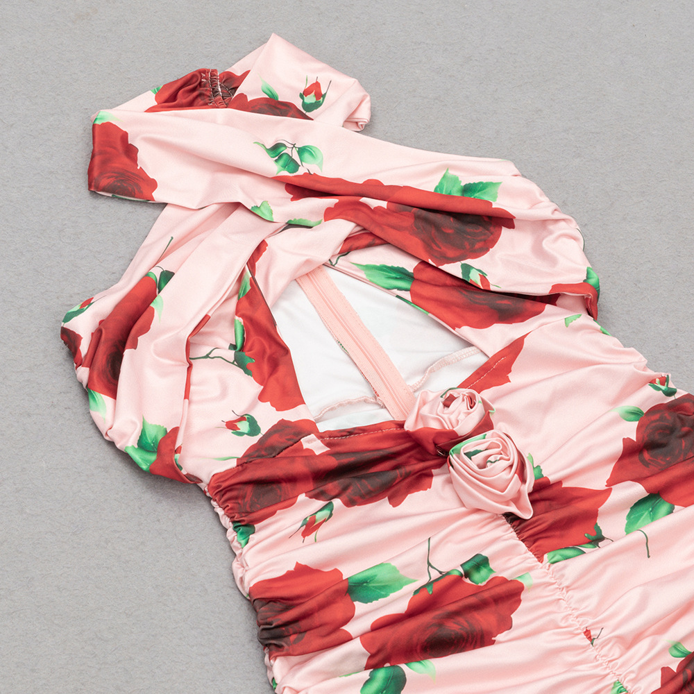 Halter Backless Dress Image 6