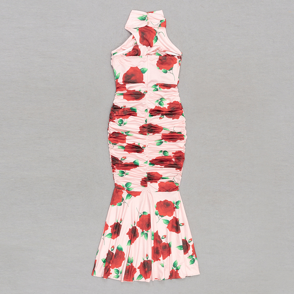 Halter Backless Dress Image 8