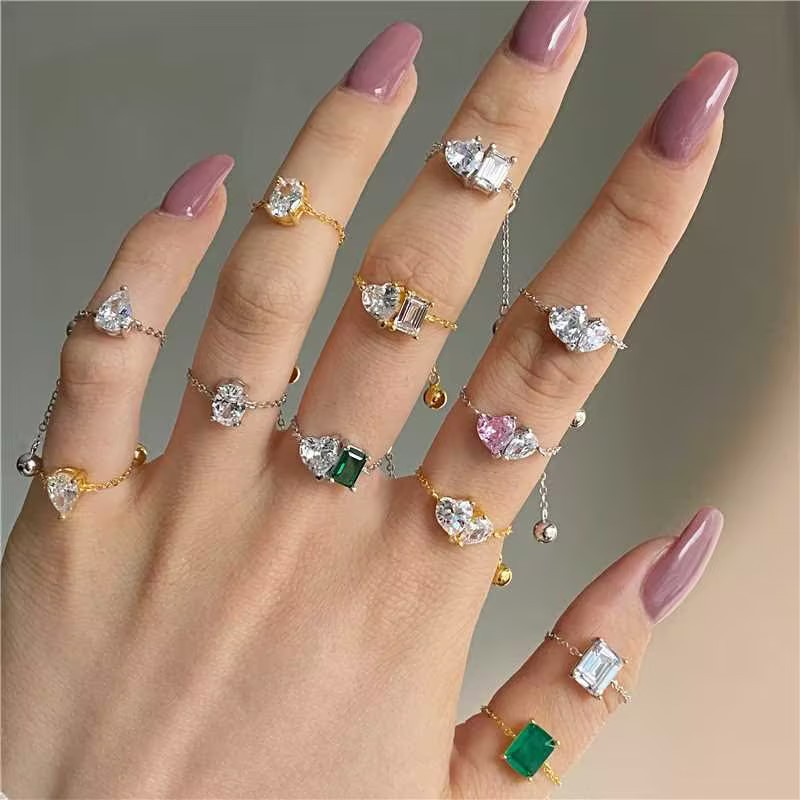 Sterling Silver Prism Fashion Ring - Image 1