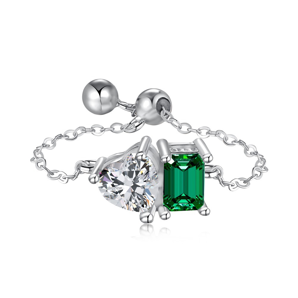 Sterling Silver Prism Fashion Ring - Image 2