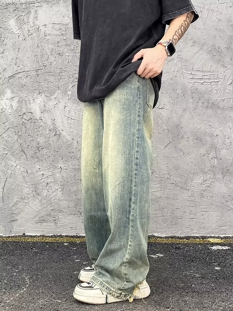 American High Street Vintage Jeans Men - Image 6
