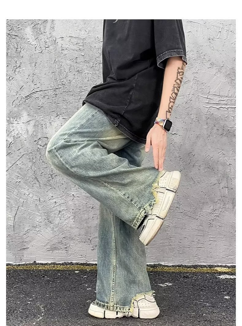 American High Street Vintage Jeans Men - Image 7