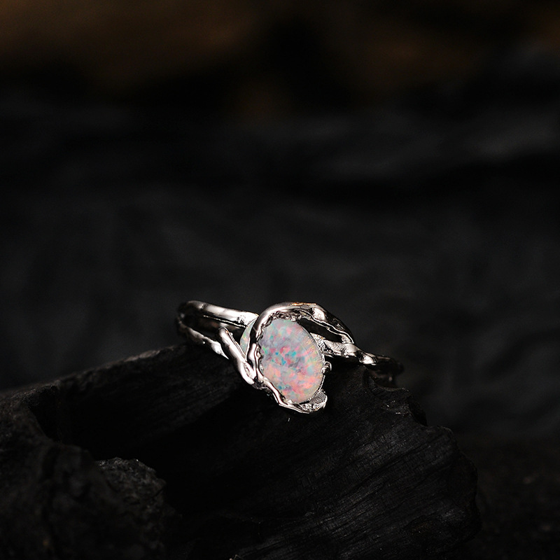 Fashion Opal Stone Ring Image 2