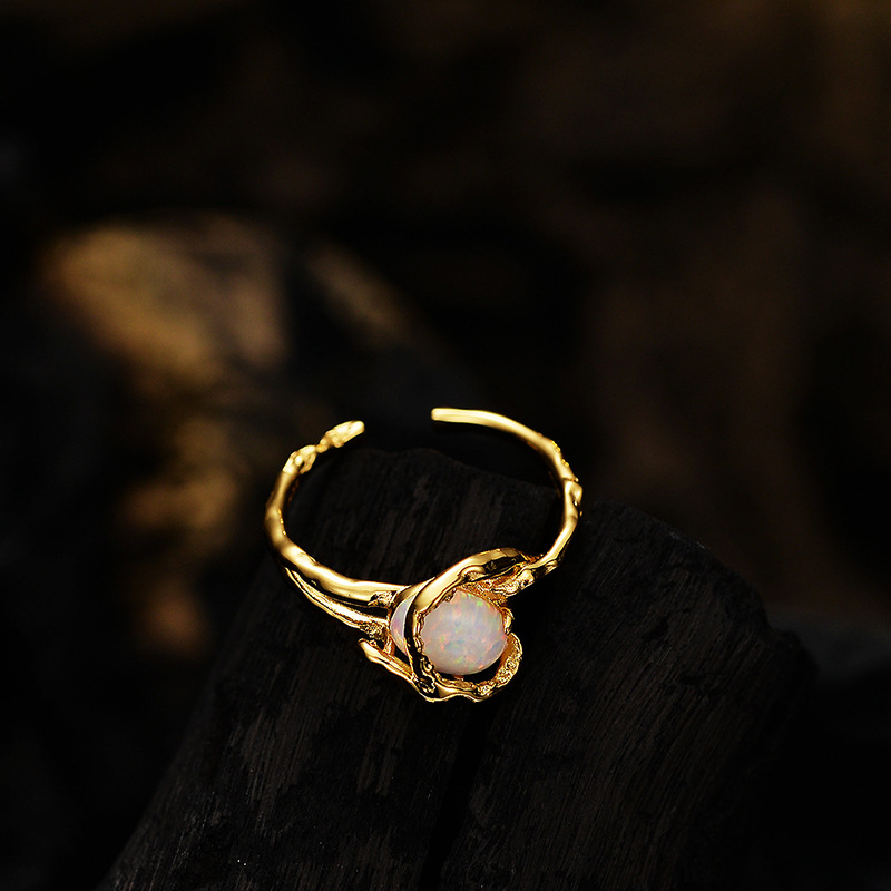 Fashion Opal Stone Ring Image 6