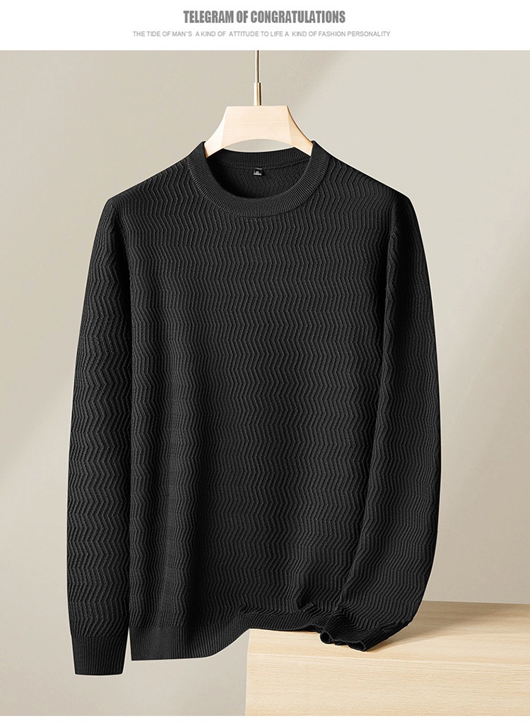Men's Casual Knitted Sweater - Image 2