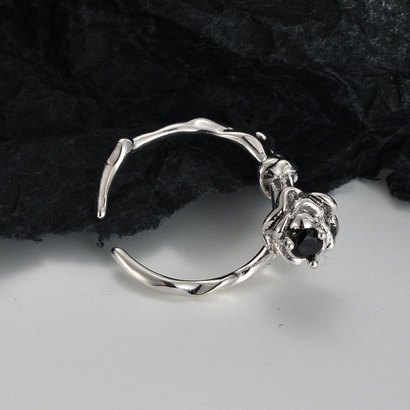 Sterling Silver Rose Ring Image 4