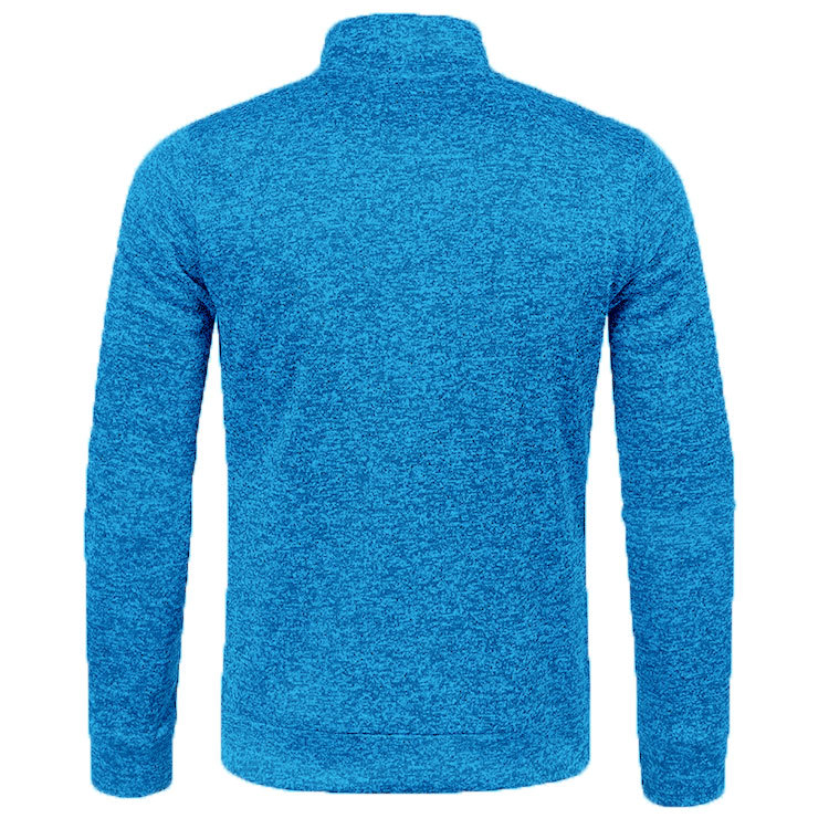 Men's Neckline Zipper Sweater - Side View