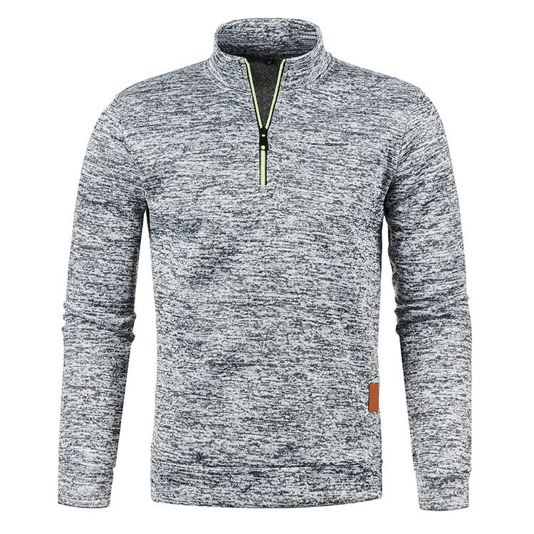 Men's Neckline Zipper Sweater - Different Colors