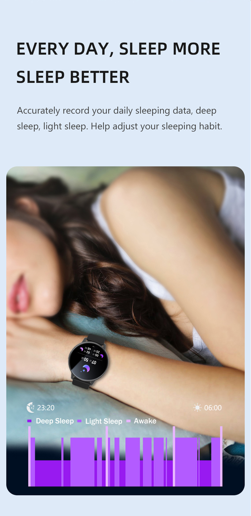 Home Fashion Simple Smart Watch - Gold