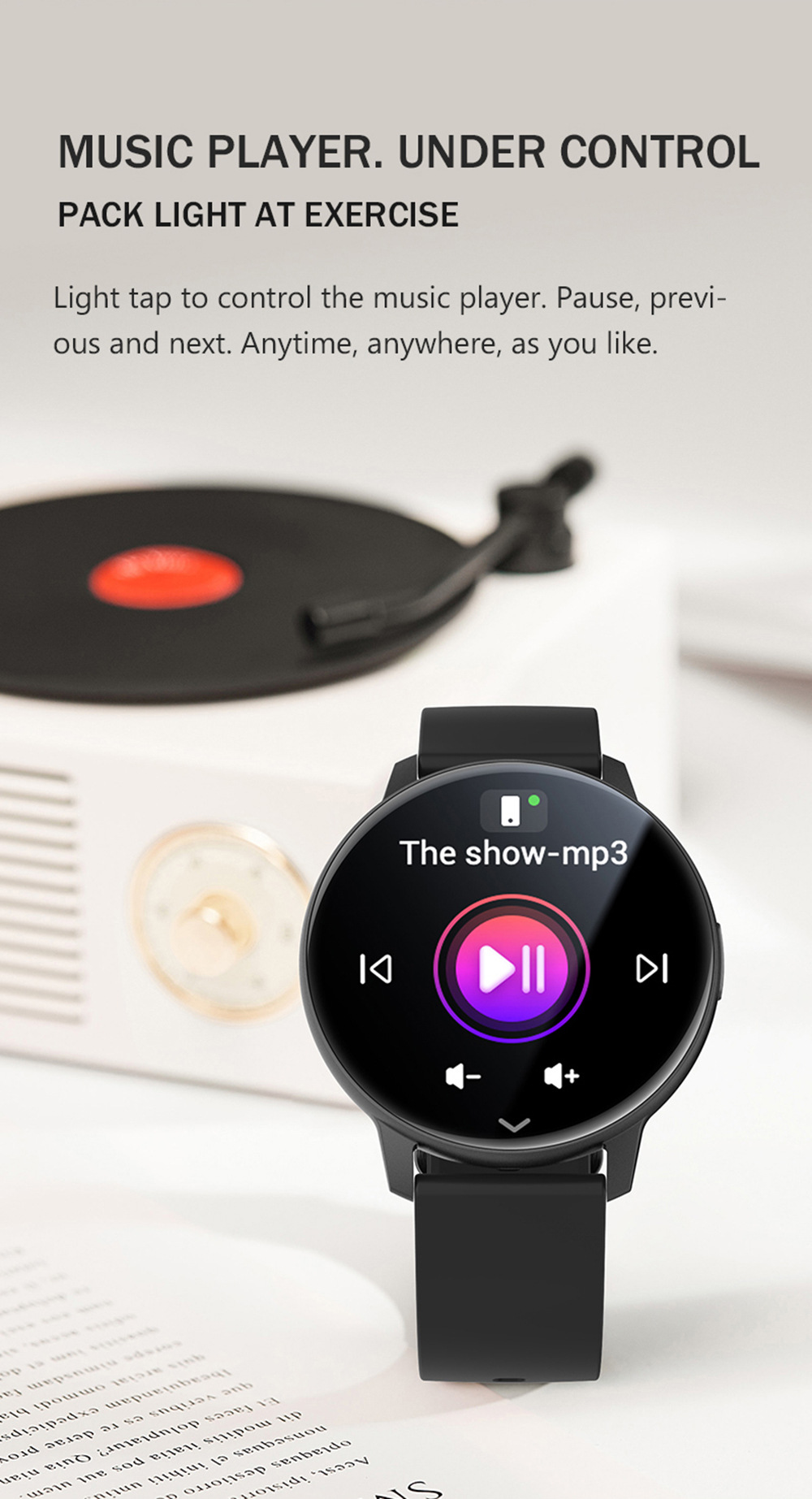 Home Fashion Simple Smart Watch - Blue