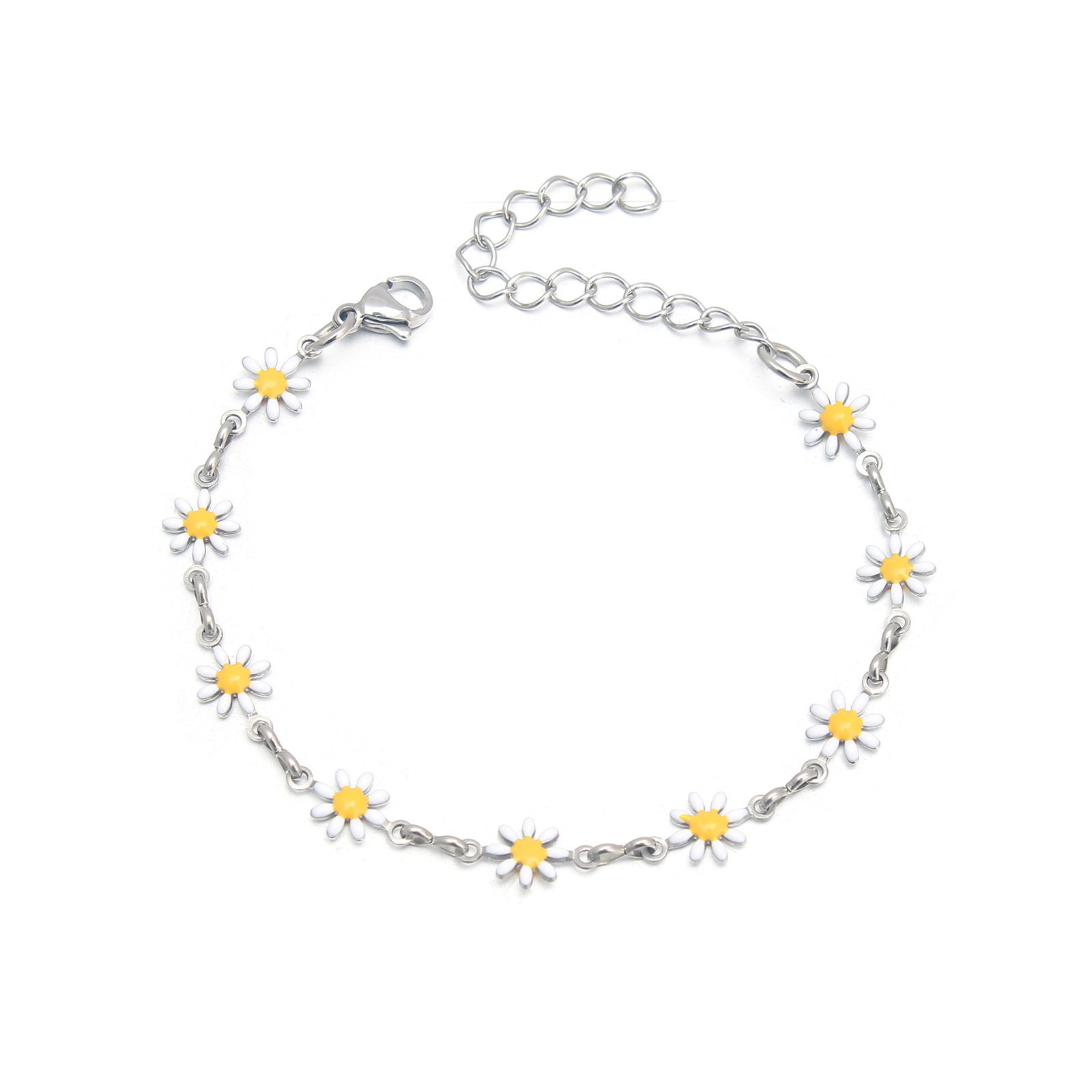 Little Bracelet New Flower - White