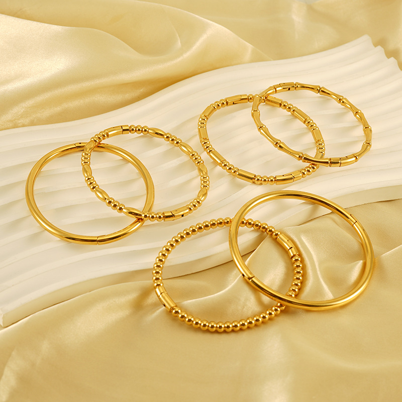 Fashion Bamboo Titanium Steel Bracelet
