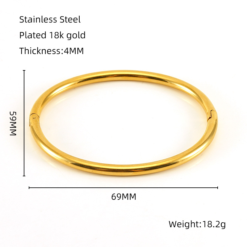 Fashion Bamboo Titanium Steel Bracelet