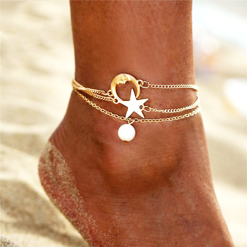 Geometric Anklet Design