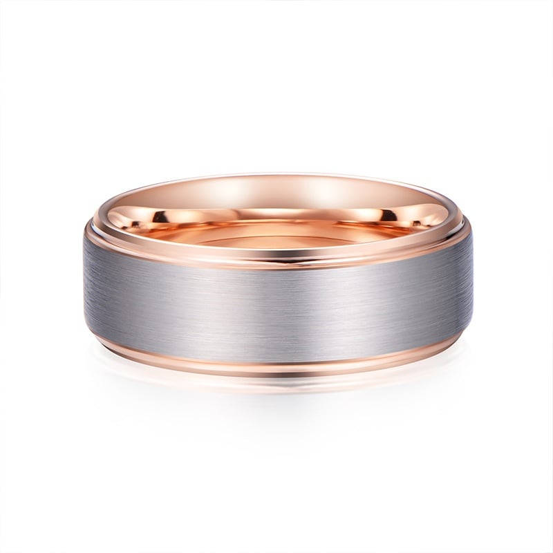 Cold Style Tungsten Gold Ring 2