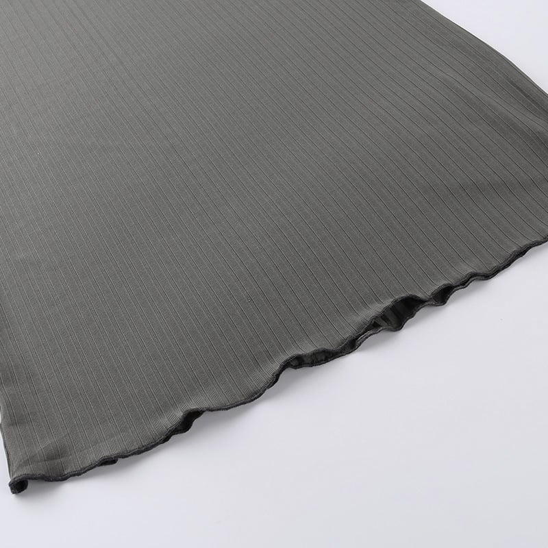 Women's Long-sleeved Knitted Bottoming Dress - Image 9