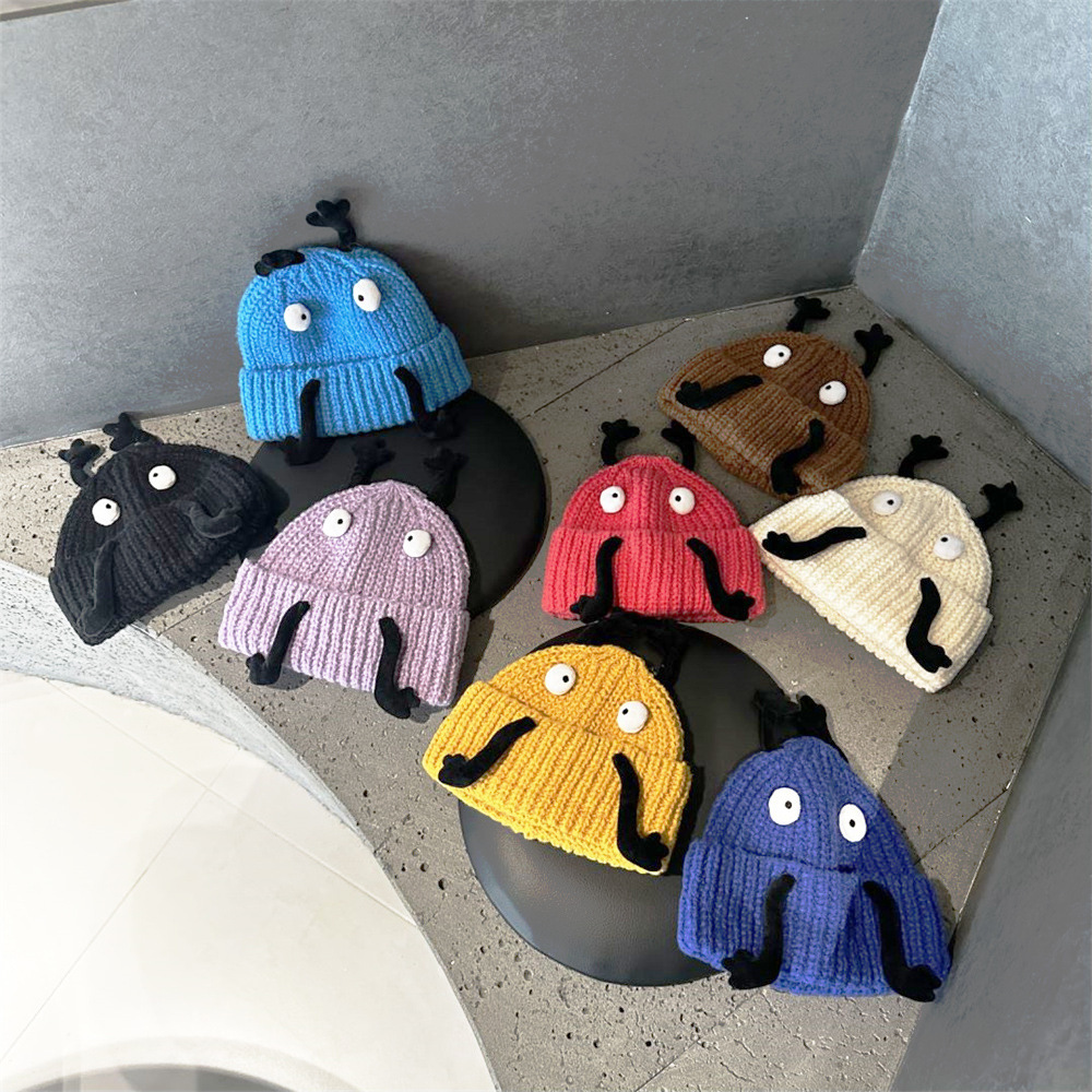 Children's Autumn and Winter Flanging Hat 5