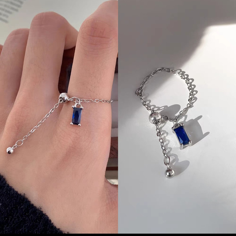 Bague Tirette Diamant Blanc