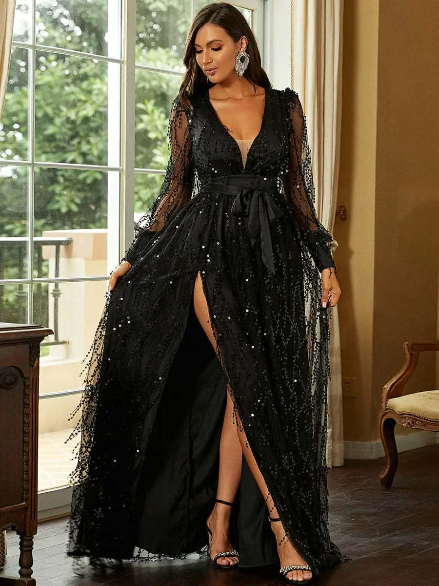 Sequined Evening Dress 7