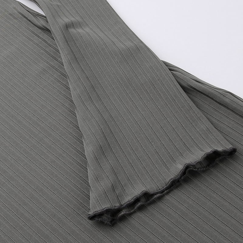 Women's Long-sleeved Knitted Bottoming Dress - Image 12