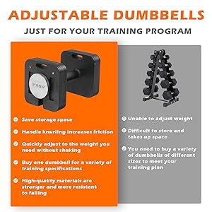 adjustable dumbbell for your training program