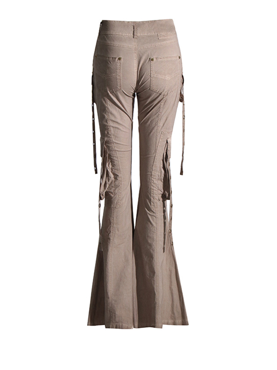 Women's Fashion Casual High Waist Flared Jeans - Image 8