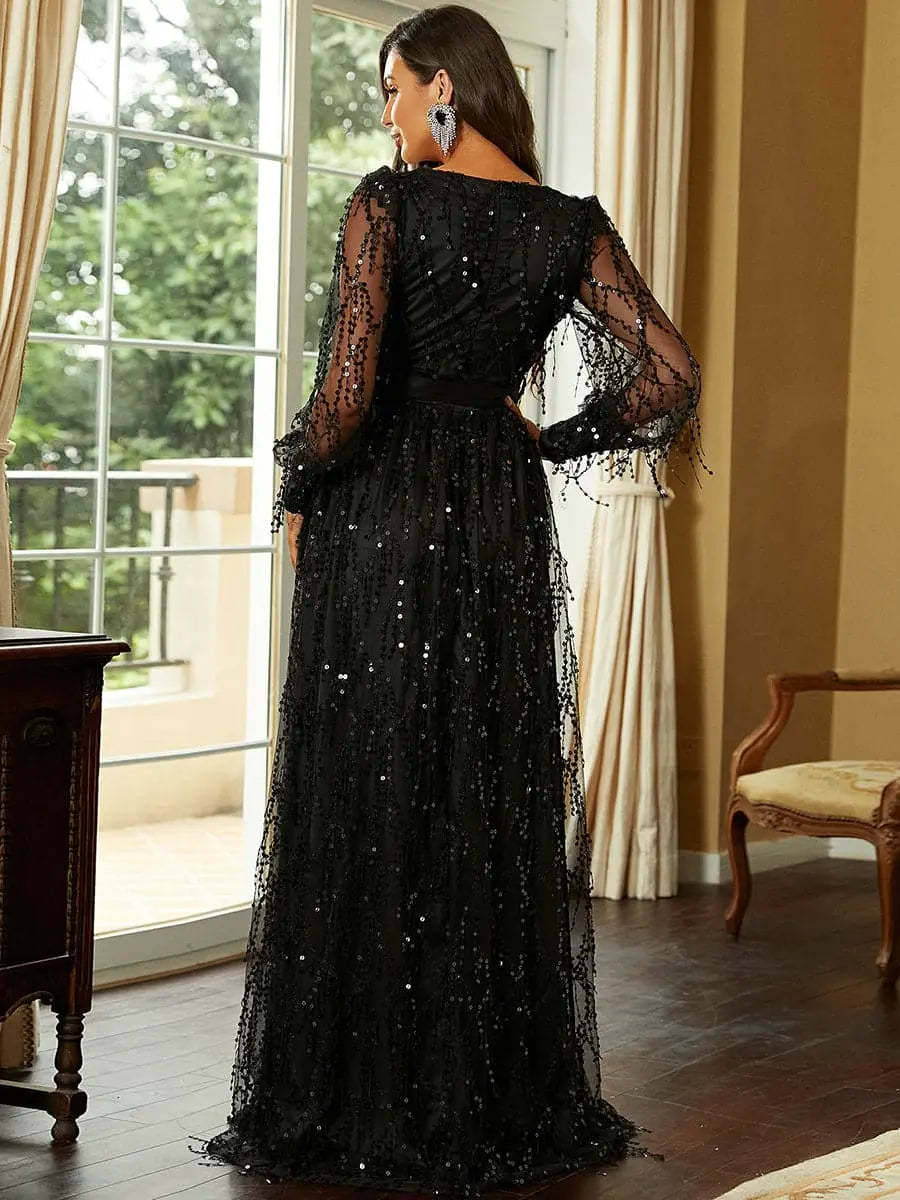 Sequined Evening Dress 3