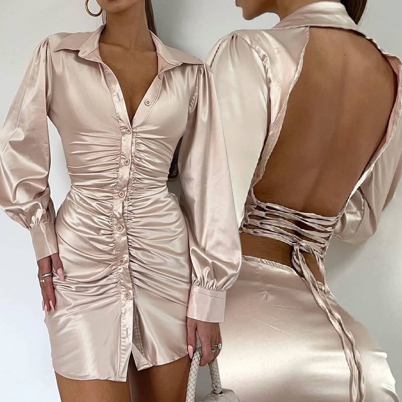 Lapel Dress Image 10