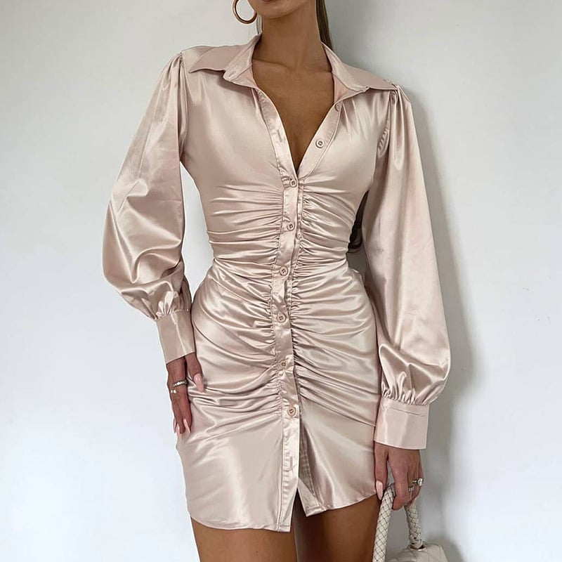 Lapel Dress Image 5