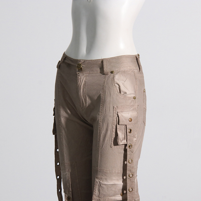 Women's Fashion Casual High Waist Flared Jeans - Image 3