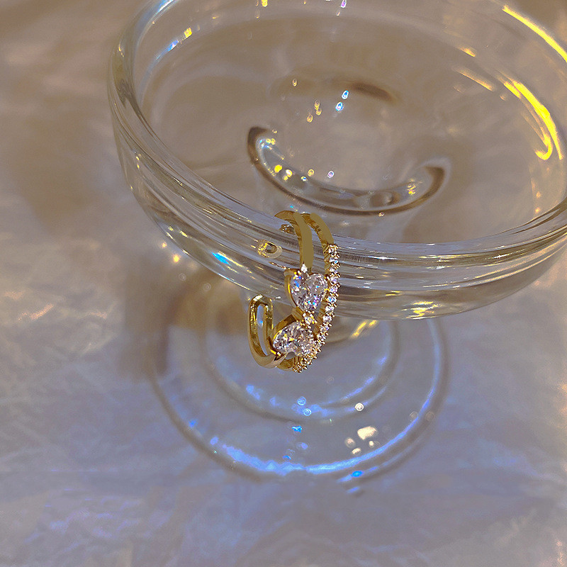 Women's Pearl Zircon Ring 5