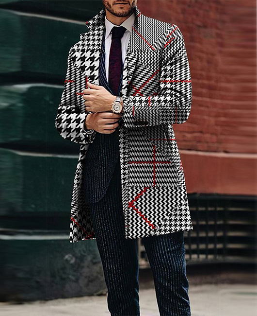 Men's Coat Back View