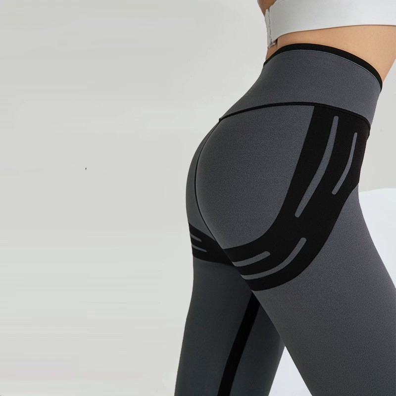 5A Antibacterial Ultrasonic Seamless Hip Lifting Weight Loss Pants