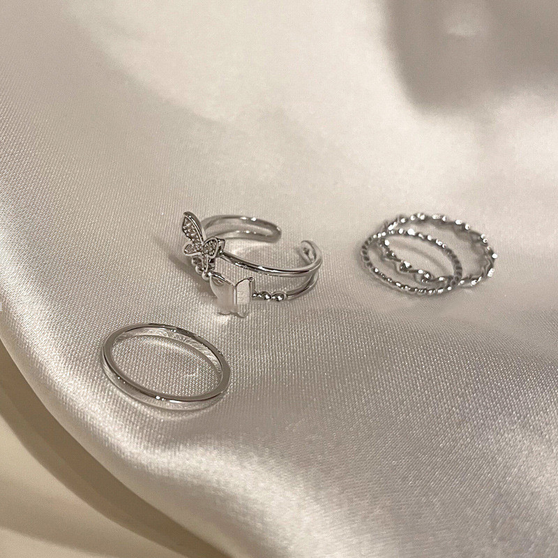 Women's Pearl Zircon Ring 28